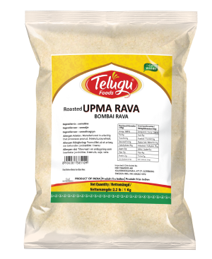 Telugu Foods Roasted Upma Rava / Bombay Rava 1kg - Namma Markt