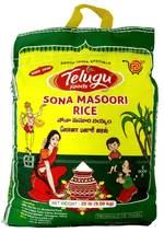 Telugu Foods Sona Masoori Rice 10kg - Namma Markt