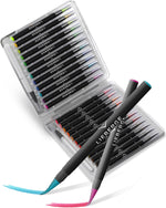 LIEBERGE Pinselstifte-Set (24 Stifte & 2 Wassertankpinsel)