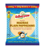 Udhaiyam Madras Plain Papad 200gm+25gm Extra - Namma Markt