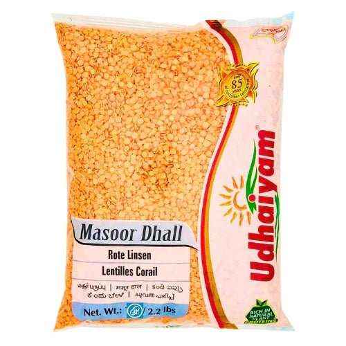 Udhaiyam Red Split Lentils / Masoor Dal 2kg
