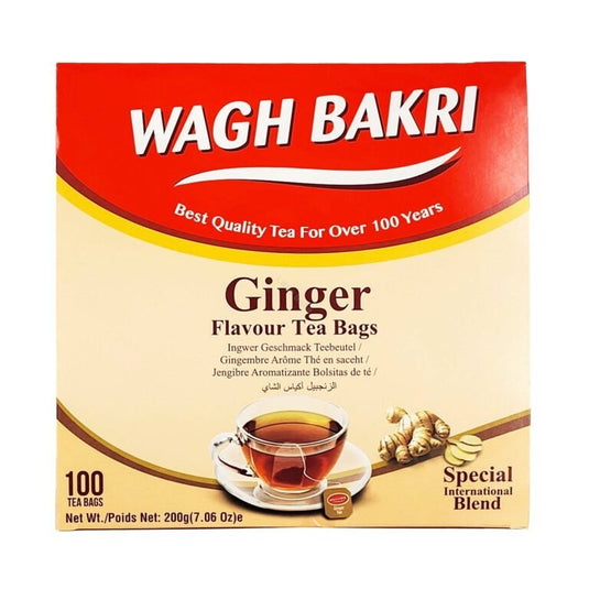 Wagh Bakri Ginger Flavour Tea Bags - 100 bags