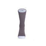 Cotton Crew Socks Logo grey