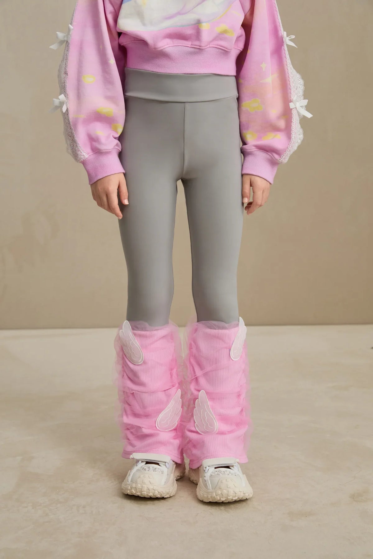 Featherlight Mesh Layered Leggings