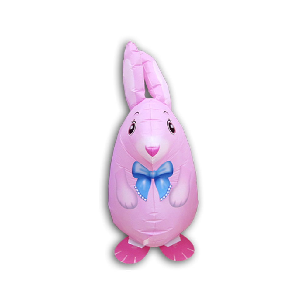 Airwalker Folienballon "Hase pink" | 60cm