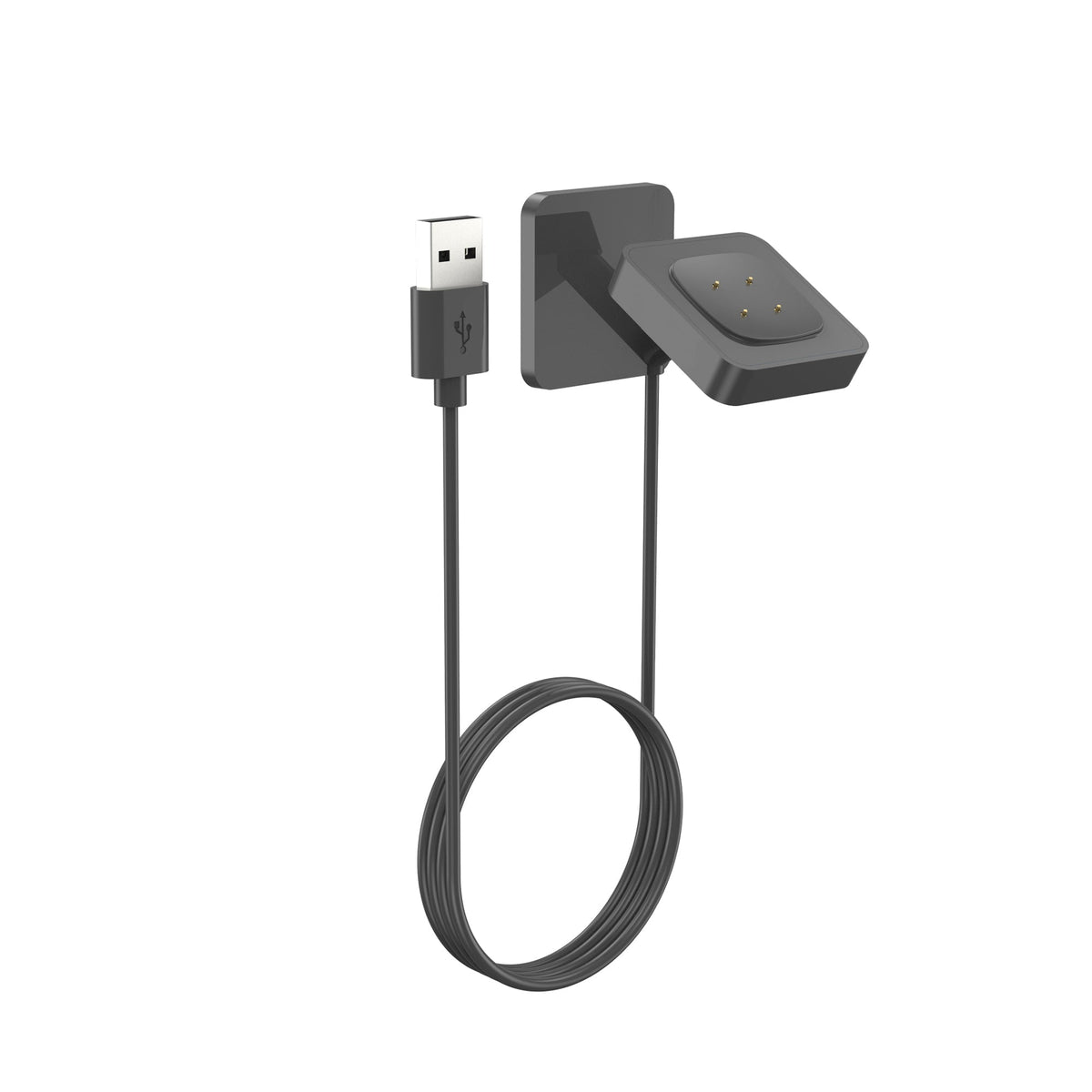 USB 2.0 Kabel 100 cm Ladestation für Fitbit Versa 4 3 Sense 2 1 Smartwatch | System-S