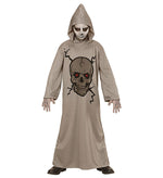 Totenkopf Sensenmann "Skull Master" für Kinder | Grau