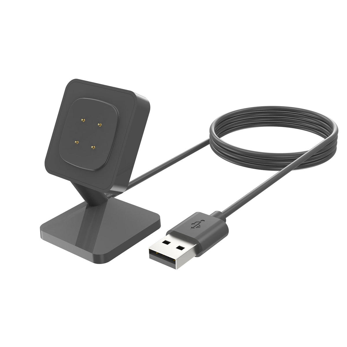 USB 2.0 Kabel 100 cm Ladestation für Fitbit Versa 4 3 Sense 2 1 Smartwatch | System-S
