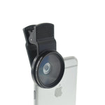 UV Filter 37 mm Gewinde mit Clip in Schwarz für Smartphone | System-S