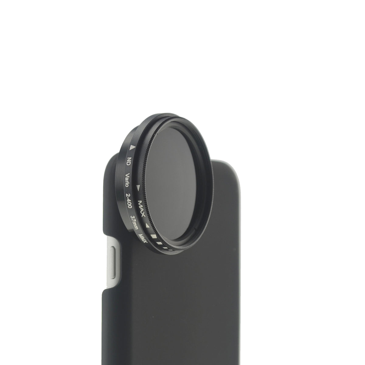 ND Filter 37 mm Set Neutraldichtefilter Graufilter mit Hülle für iPhone XS Max | System-S