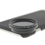 ND Filter 37 mm Set Neutraldichtefilter Graufilter mit Hülle für iPhone XS Max | System-S