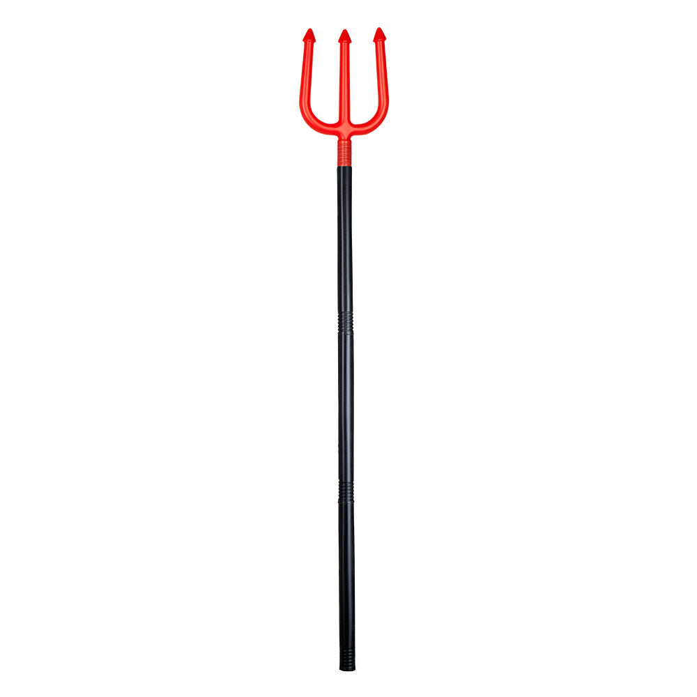 Teufelsgabel Dreizack 4-tlg. 112cm | Rot - Halloween