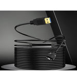 USB 3.1 Kabel 8 m Typ C Stecker zu 3.0 Typ A Stecker Schraube in Schwarz | System-S