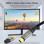 Mini Display Port Adapter 1.4 Stecker zu Display Port  Stecker in Schwarz | System-S