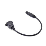 LAN Kabel 30 cm RJ45 Buchse zu XLR 3 Pin Buchse Schraube in Schwarz | System-S