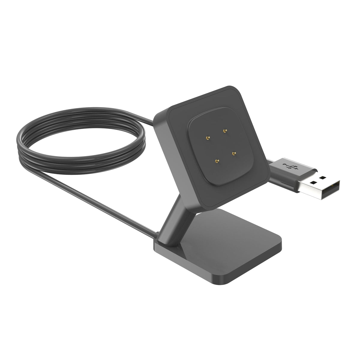 USB 2.0 Kabel 100 cm Ladestation für Fitbit Versa 4 3 Sense 2 1 Smartwatch | System-S