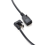 USB 3.1 Kabel 30 cm Typ C Stecker zu 2.0 Micro B Buchse 180° U Turn Winkel Adapter | System-S