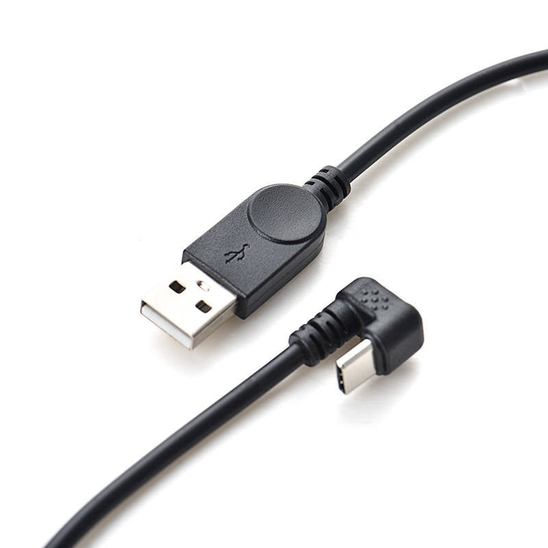 USB 3.1 Kabel 150 cm Typ C Stecker zu 2.0 A Stecker 180° U Turn Winkel | System-S