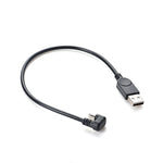 USB 3.1 Kabel 150 cm Typ C Stecker zu 2.0 A Stecker 180° U Turn Winkel | System-S