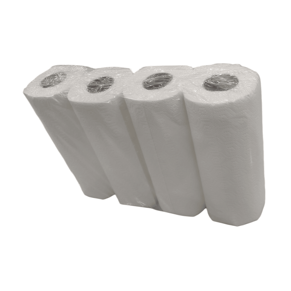 Küchenrolle, 3-lagig, weiß, 4 Rollen  | Karton (8 Packungen)