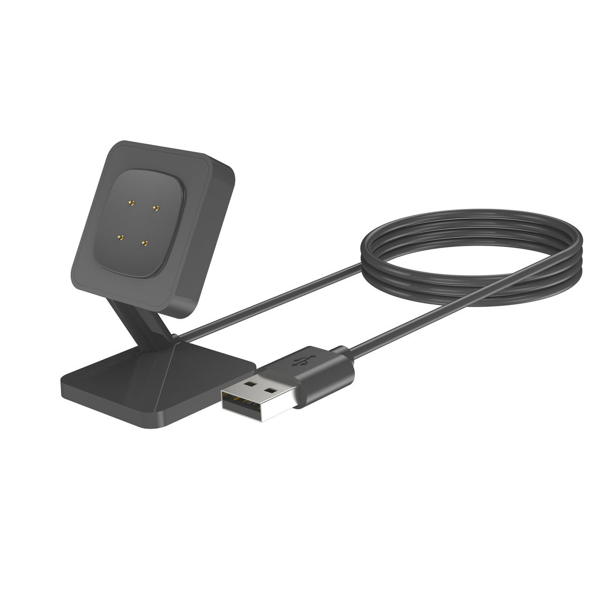 USB 2.0 Kabel 100 cm Ladestation für Fitbit Versa 4 3 Sense 2 1 Smartwatch | System-S