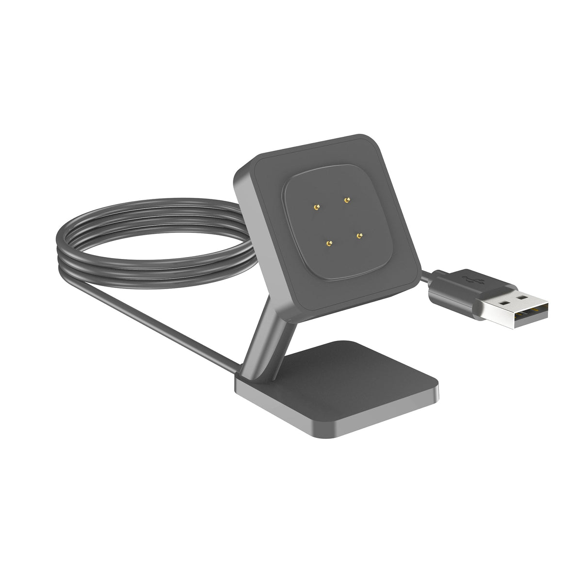 USB 2.0 Kabel 100 cm Ladestation für Fitbit Versa 4 3 Sense 2 1 Smartwatch | System-S