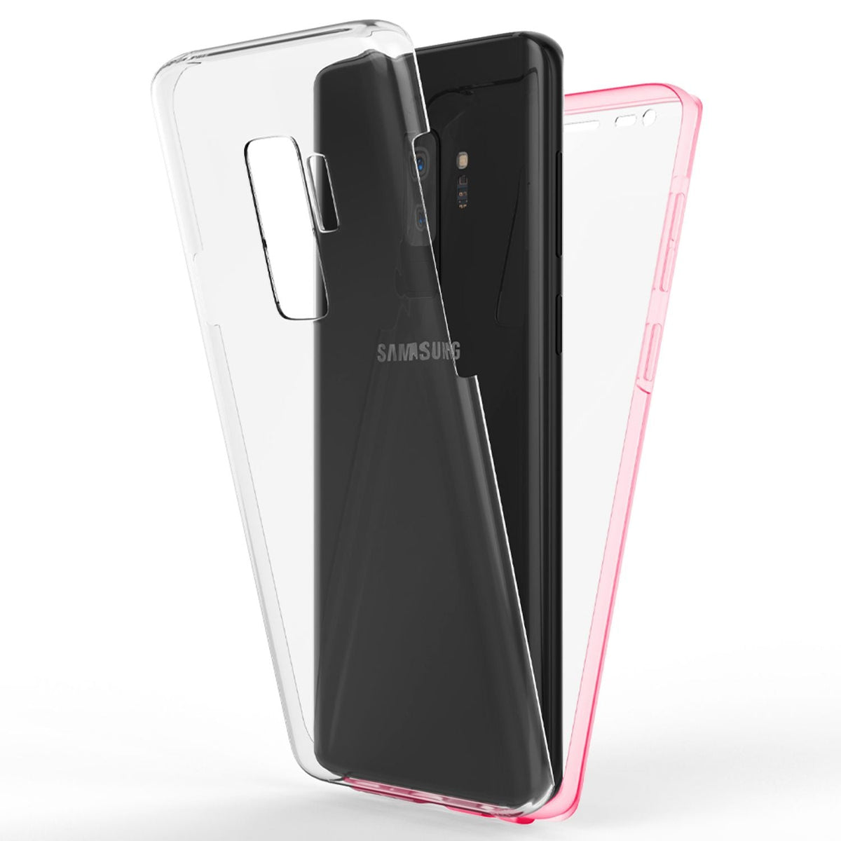 NALIA 360° Hülle für Samsung Galaxy S9 Plus – Vorne & Hinten Schutz – 360GUARD (Full-Body Case) – Marke aus Berlin