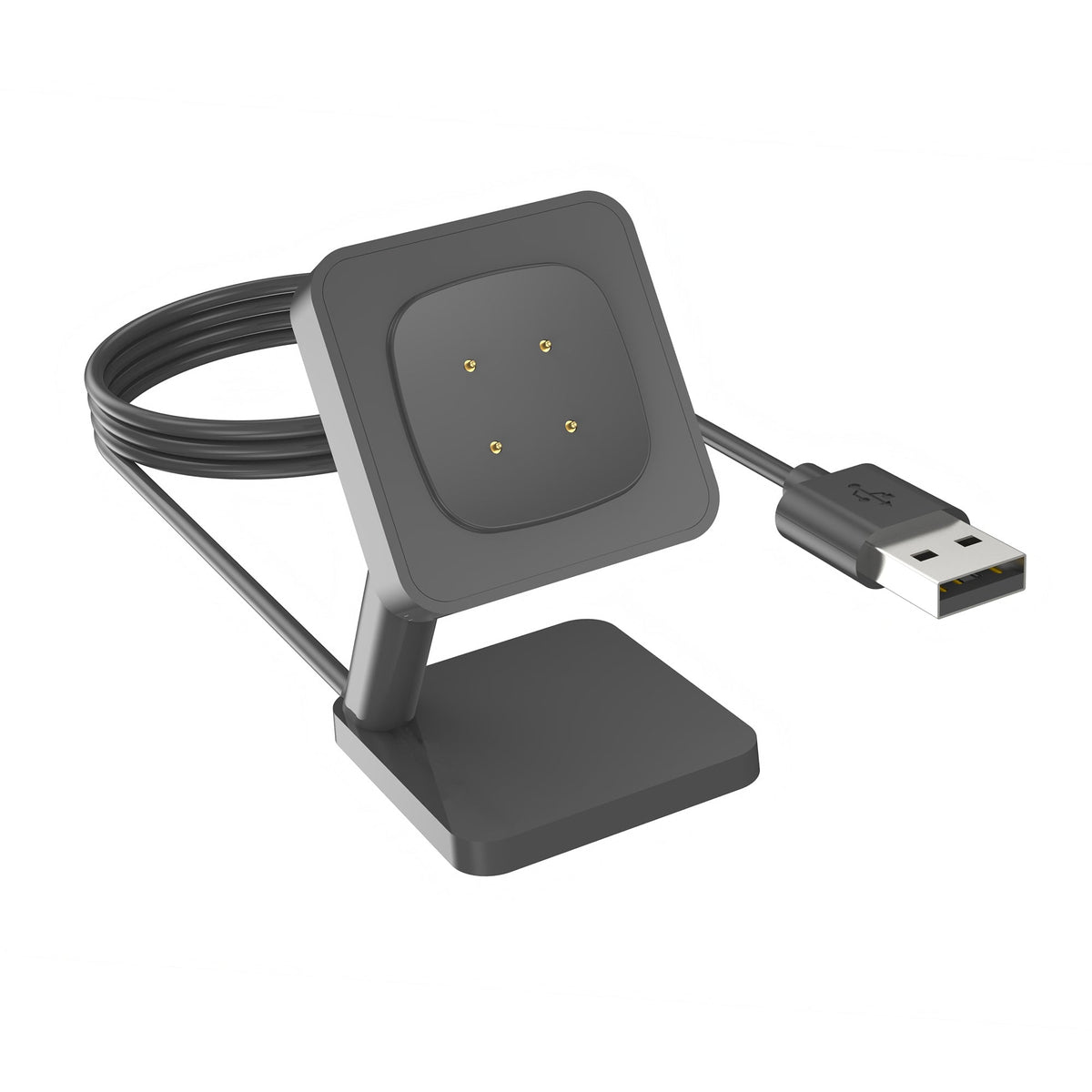 USB 2.0 Kabel 100 cm Ladestation für Fitbit Versa 4 3 Sense 2 1 Smartwatch | System-S