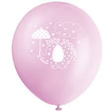 Luftballon Ø30cm Elephant pink 30cmØ 8Stück