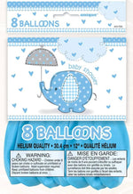 Luftballon Ø30cm Elephant Blau 30cmØ 8Stück Namma Markt
