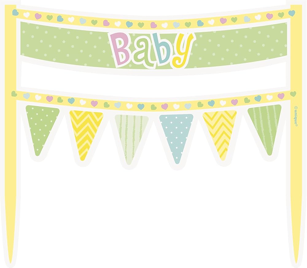 Tortendeko Banner Baby Polka Dots
