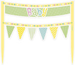 Tortendeko Banner Baby Polka Dots