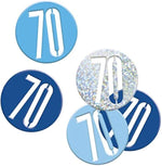 Konfetti Metall Glitz 14g #70 Blau
