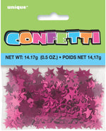 Konfetti Metall 14g Sterne Pink