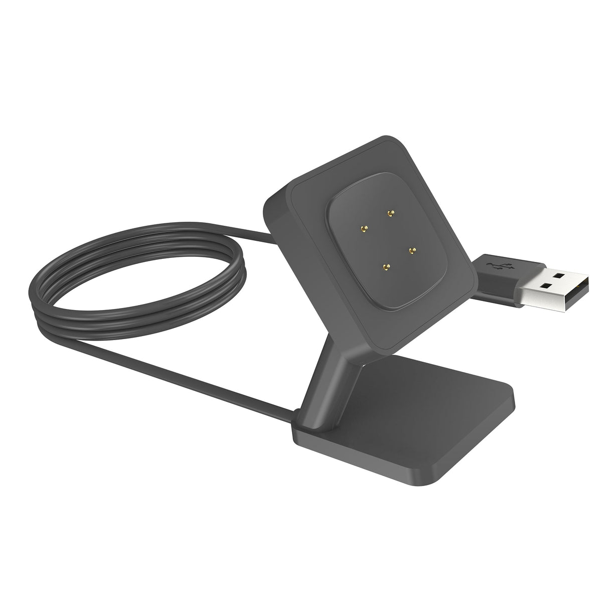 USB 2.0 Kabel 100 cm Ladestation für Fitbit Versa 4 3 Sense 2 1 Smartwatch | System-S