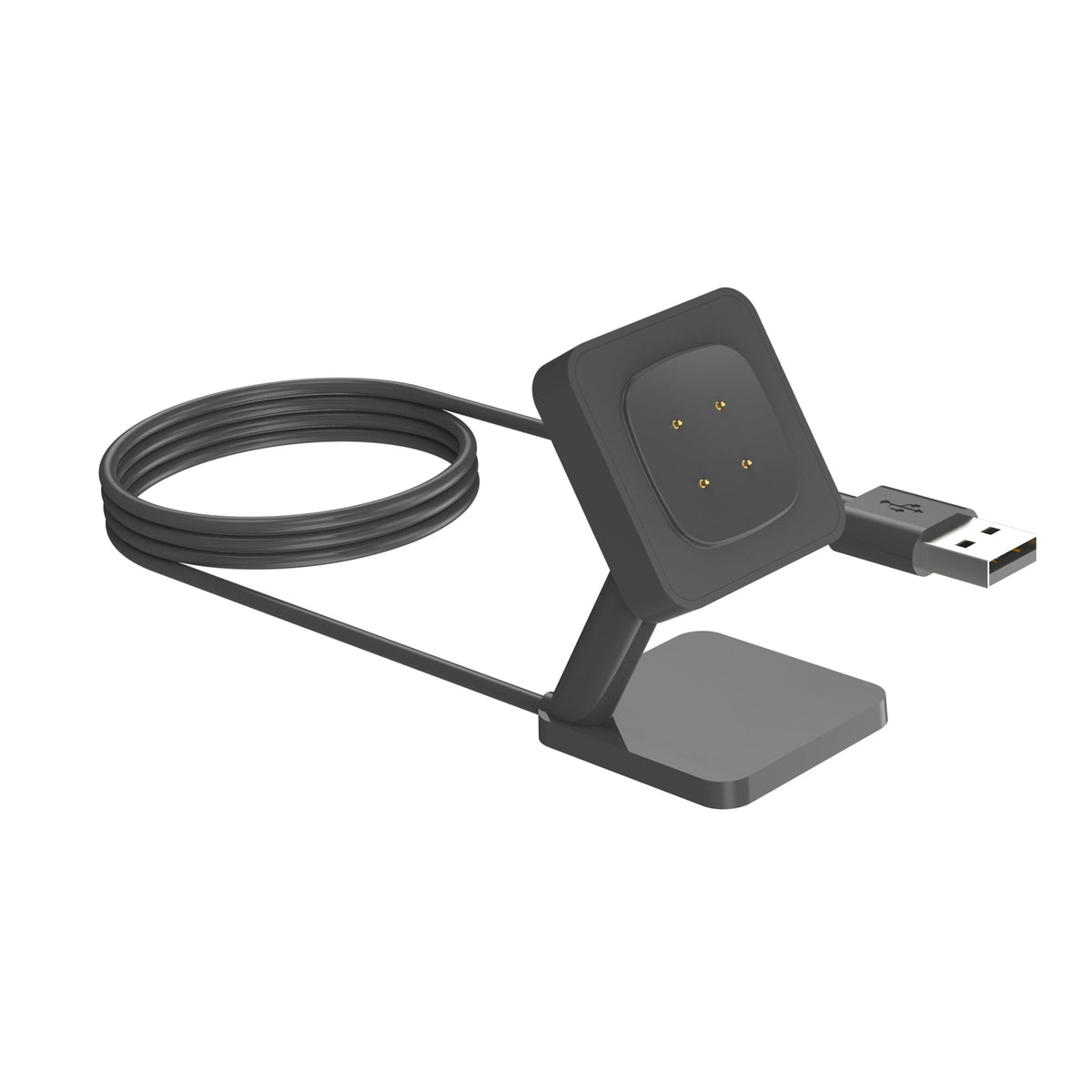 USB 2.0 Kabel 100 cm Ladestation für Fitbit Versa 4 3 Sense 2 1 Smartwatch | System-S