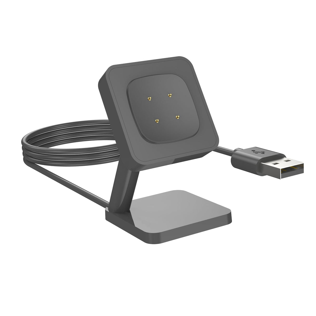 USB 2.0 Kabel 100 cm Ladestation für Fitbit Versa 4 3 Sense 2 1 Smartwatch | System-S