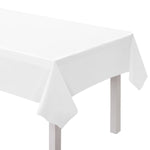 Tischdecke PVC Unifarben 137x274cm | Weiß