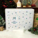 Personalisierter DIY Adventskalender mit Nummern Design zum selbst Befüllen