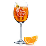 Stölzle Lausitz Weinglas mit Gravur - "Queen Aperol" mit Namen
