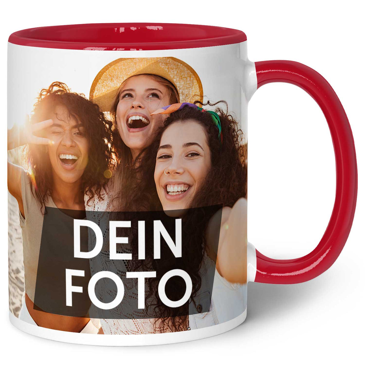 Bedruckte Tasse mit eigenem Foto