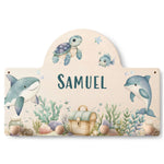 Personalisierte Garderobe fürs Kinderzimmer - See