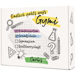 Personalisierte Geschenkbox - Endlich gehts aufs Gymi - Einschulung