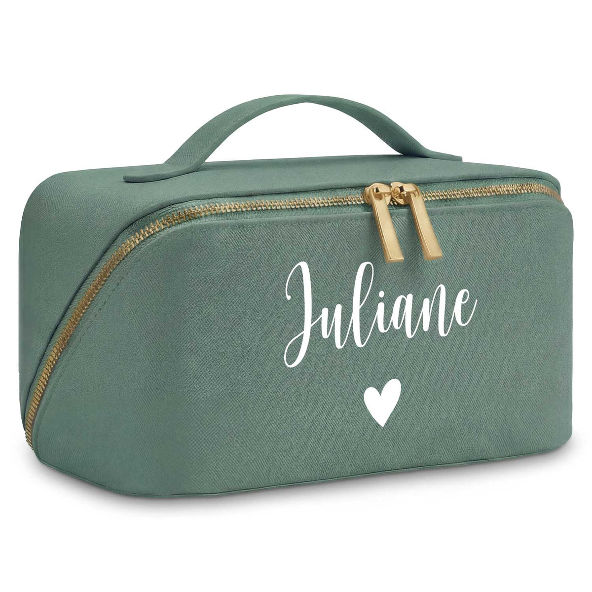 Personalisierte eckige Kosmetiktasche mit Name für Kosmetik & MakeUp
