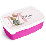 Bedruckte Lunchbox für Kinder - Initialen mit Tier