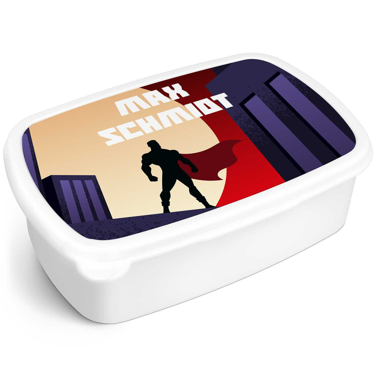 Bedruckte Lunchbox für Kinder - Superhelden