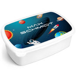 Bedruckte Lunchbox für Kinder - Weltall