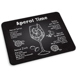 Bedrucktes Mousepad - Aperol Time Rezepte