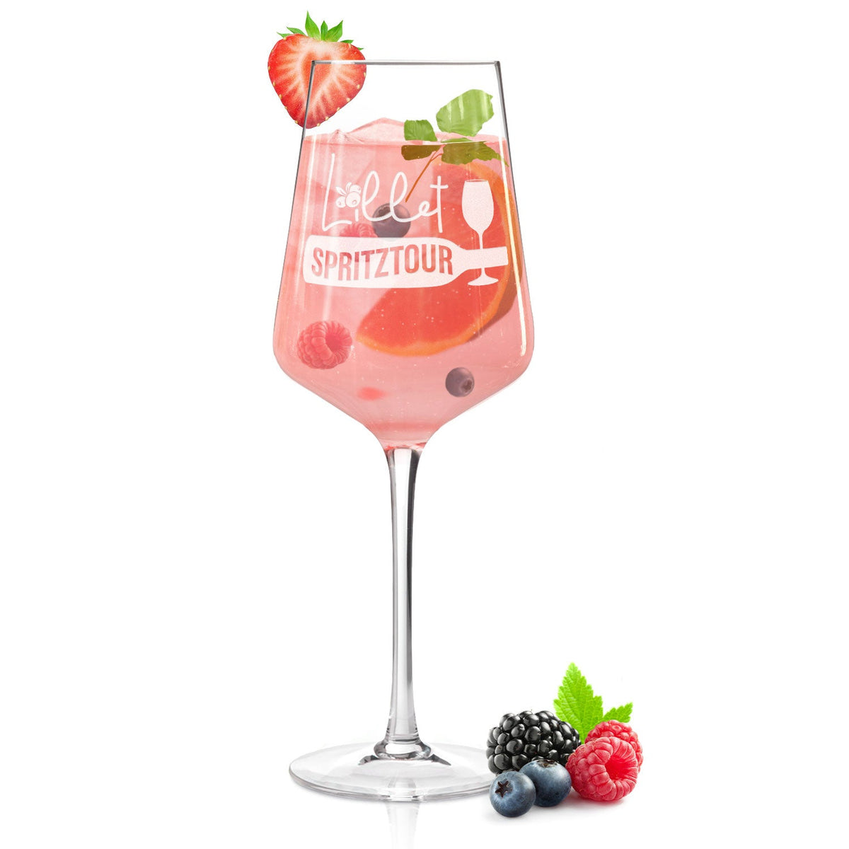 Stölzle Lausitz Weinglas mit Gravur - "Lillet Spritztour"