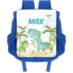 Bedruckter Rucksack für Kinder - Dino mit Name